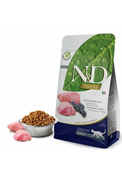 N&D Prime Kuzulu Yaban Mersinli Tahılsız Yetişkin Kedi Maması 1,5 Kg - Petsho...