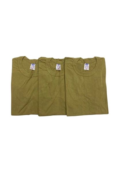 FLAŞ Men's Khaki 3-Piece Military Undershirt