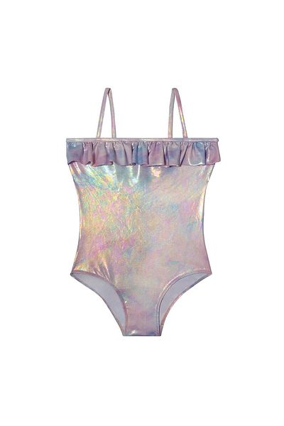 SLIPSTOP Costum de baie lucios Vanessa, cu uscare ușoară, cu protecție UV, pentru fete, SM 22110240