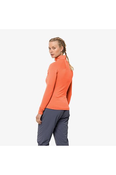 Jack Wolfskin Prelight Fz Women's Orange Tracksuit Top