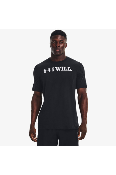 Under Armour I Wll Erkek Siyah Günlük T-shirt