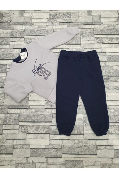 rainkids Boy's Suit Winter Luxury 90% Cotton 3 Thread Embroidery