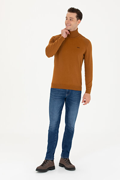 U.S. Polo Assn. Ανδρικό πουλόβερ Coconut Basic 50275844 -VR153