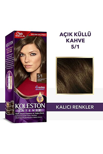 Wella Koleston Intense Saç Boyası 5/1 Ekstra Küllü Kahve - Salon Kalitesi