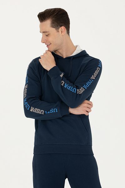 U.S. Polo Assn. Мъжки тъмносин суитшърт 50273983-VR033