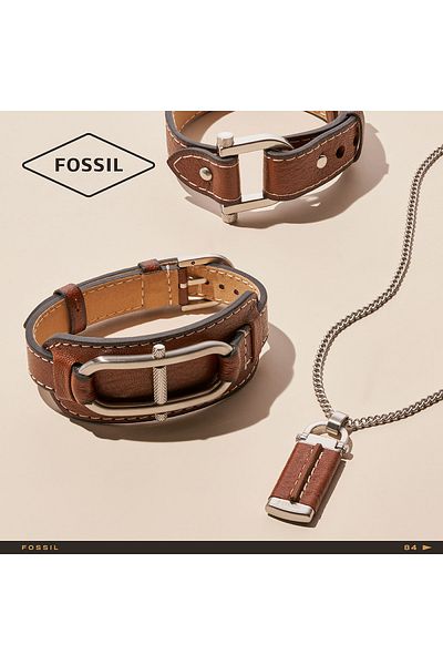 Fossil Jewel Fossil Jf04397-040 Men's Bracelet