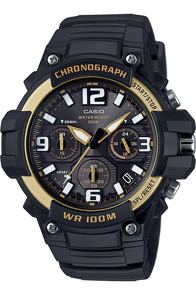 Casio Men's Silicone Sports Wristwatch - Mcw-100h-9a2vdf