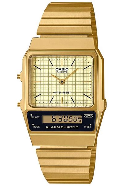 Casio Aq-800eg-9adf Model Retro Men's Wristwatch