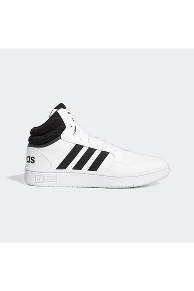 adidas Herren Hoops 3.0 Mid Lifestyle Classic Vintage Weiße Basketballschuhe Gw3019