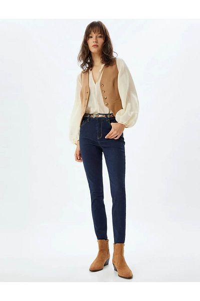 Koton Indigo Women's Jean Pants - 5Wal40204Md