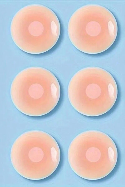 SHINE DESIGN 3 Çift Silikon Göğüs Ucu Kapatıcı Gizleyici Kendinden Yapışkanlı...