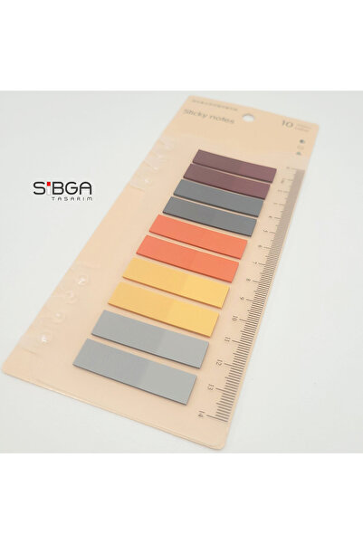 sibga tasarım Transparent Colored Postit Post-it Post It.Bookmark Bookmark Postit Sticker Note Paper 200 Sheets