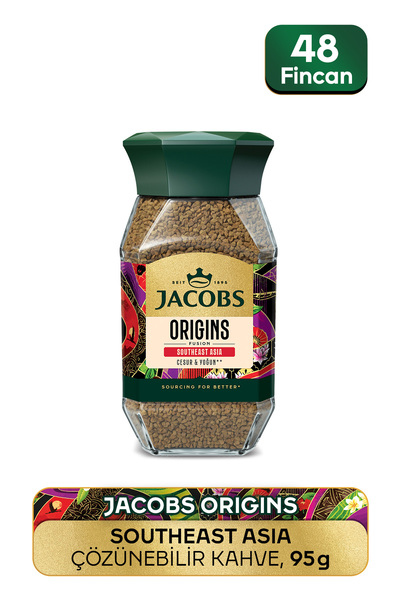 Jacobs Origin Southeast Granül Kahve Cam Kavanoz 95 gr