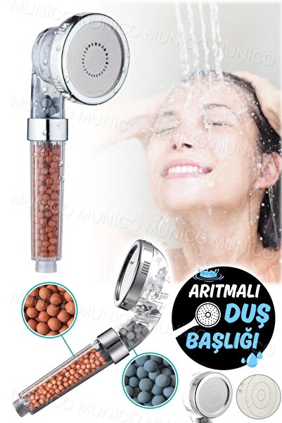 Gaggani رأس دش محمول باليد مع فلتر عالي الضغط، قابل للفصل لتوفير المياه، ينعم...