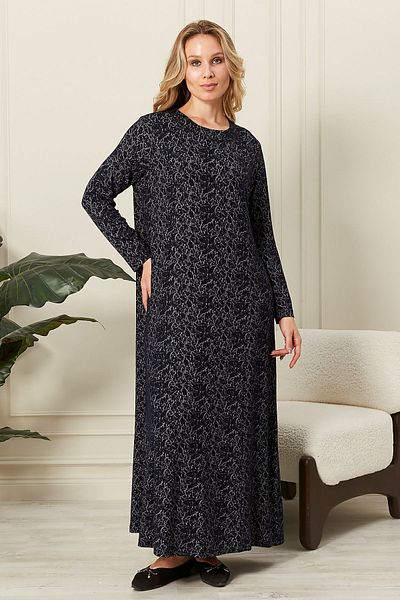 Ferace Φόρεμα Jacquard Hijab Mother σε μεγάλο μέγεθος