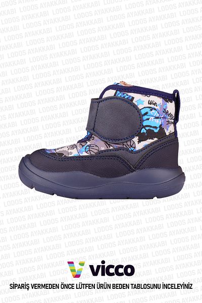 Vicco Santo Model Orthopedic Baby Boy and Child Navy Blue Snow Boots