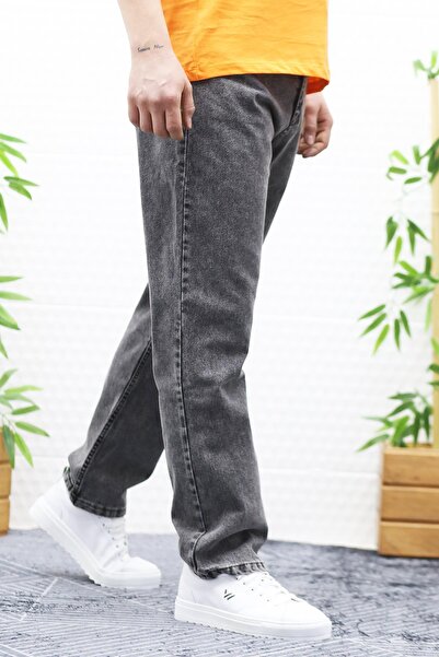 WAFRA Erkek Baggy Bol Kesim Kot Pantolon