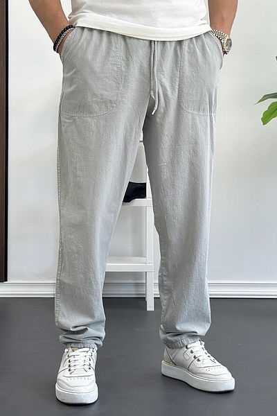 Edwox Gray Men's Baggy Trousers - Edw130