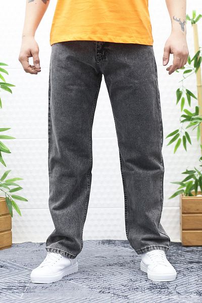 WAFRA Men's Baggy Loose Cut Jeans