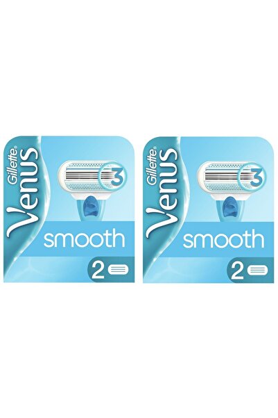 Gillette Venus Venus Smooth Kadın Tıraş Bıçağı 4'lü (2x2)
