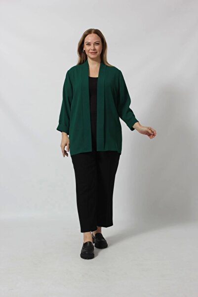 Moda Berray Büyük Beden Blazer Ceket