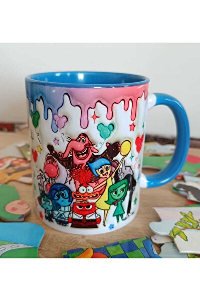 Mugs and love Ters Yüz Baskı Büyük Boy Kupa