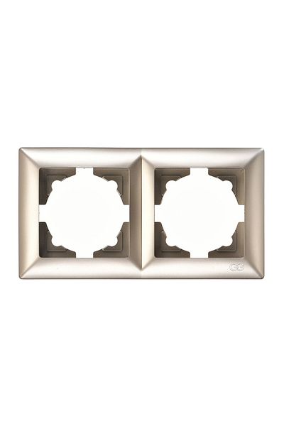 Günsan Visage Metallic Beige Double Frame