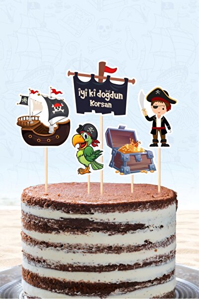 neşeli günlerim Pirate Concept Γενέθλια * Στολίδι τούρτας