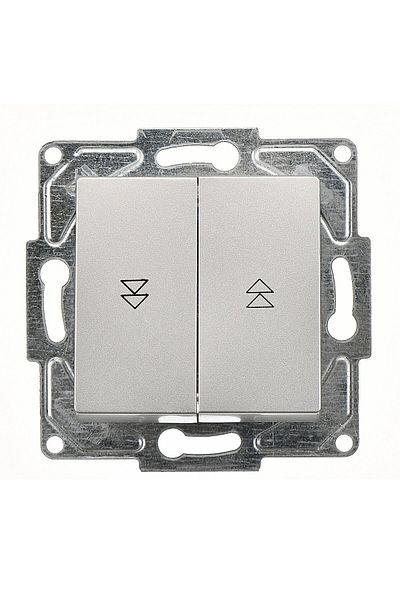 Günsan Eqona Silver Blinds - Two Button Control Switch and Mechanism