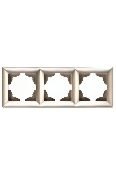 Günsan Visage Metallic Beige Triple Frame