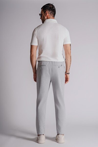 BRACCAS Сині чоловічі джоггер-штани - з боковими кишенями та еластичним поясом