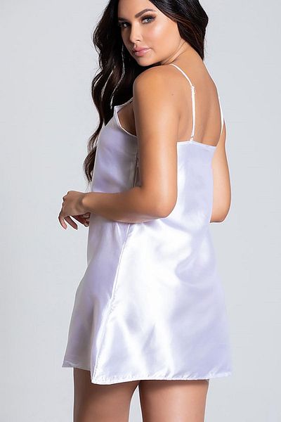 Merry See Short Satin Nightgown