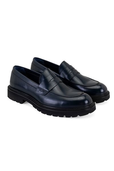 Desa Loafer casual din piele pentru bărbați Kienna bleumarin