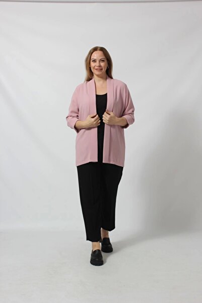 Moda Berray Büyük Beden Blazer Ceket
