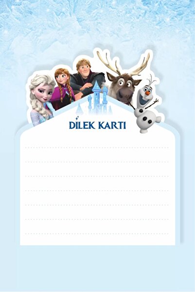 neşeli günlerim Frozen Frozen rođendanska čestitka sa željama 20 kom