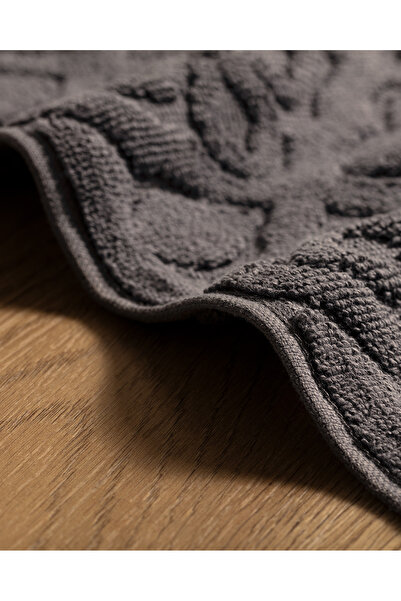 Madame Coco Rachel 100% Cotton Foot Towel - Anthracite - 50X70 cm