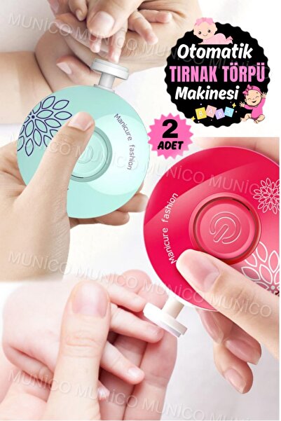 Gaggani 2 Adet Bebek Elektrikli Tırnak Törpü 6 in 1 Arada Şarj Edilebilir Dos...