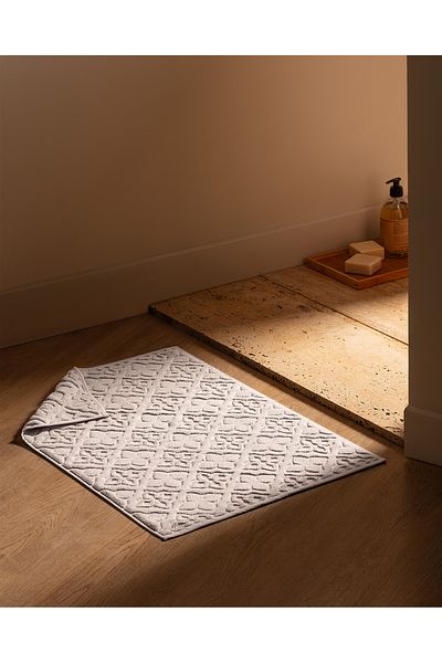 Madame Coco Rachel 100% Cotton Foot Towel - Gray - 50X70 cm