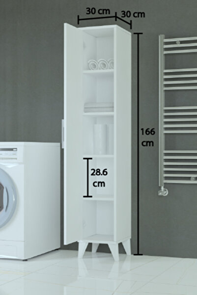 MOBİLİQUE Aden Banyo Dolabı Beyaz