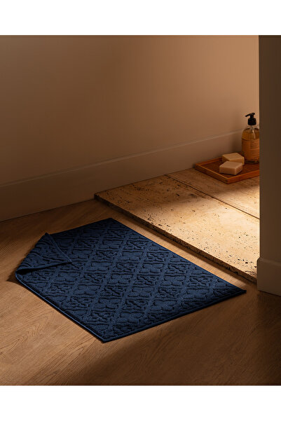 Madame Coco Рушник для ніг Rachel 100% бавовна - синій - 50x70 см