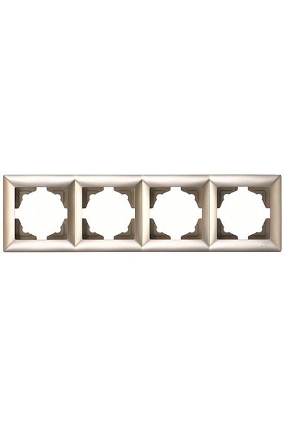 Günsan Visage Metallic Beige Quadruple Frame