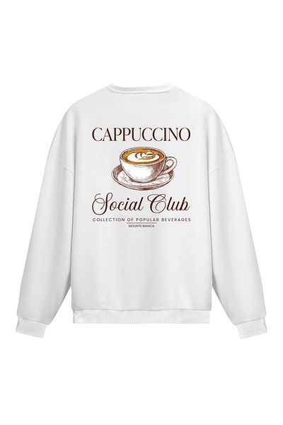 Mounte Bianca Unisex Cappuccino - Κανονικό φούτερ