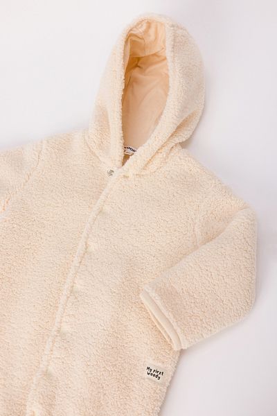 Woody Lamb Feather Velsoft Jumpsuit-Boa - 133 Parchment