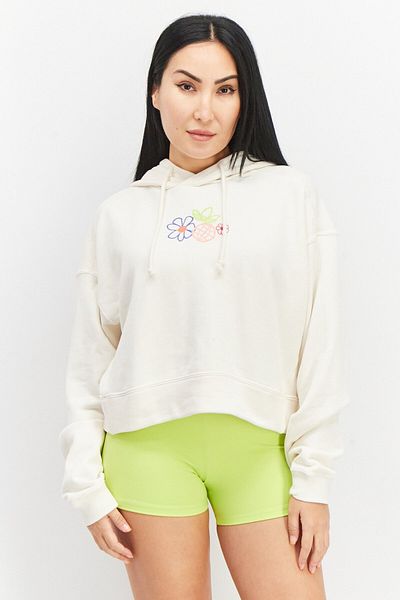 adidas Women Sportswear Fit Long Sleeves Training Hoodie, Beige Combo