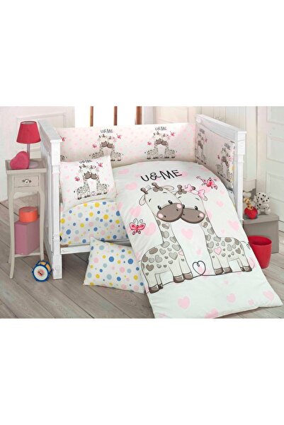 Komfort Home Baby Sleeping Set 8 Pieces Ranforce 100% Cotton /Sweet