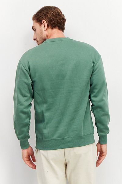 Puma Men Sportswear Fit Long Sleeve Brand Logo Sweatshirt, Olive