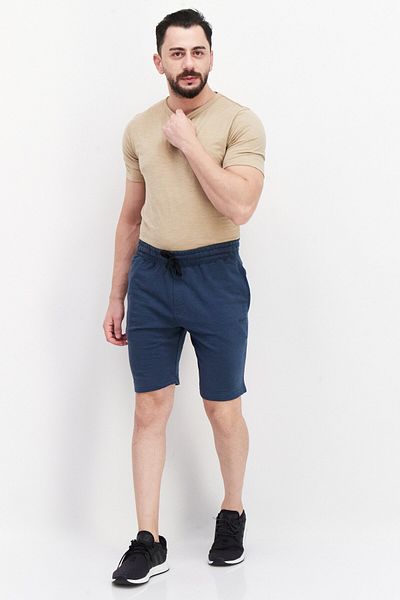 Kenneth Cole Men Plain Basic Shorts, Teal