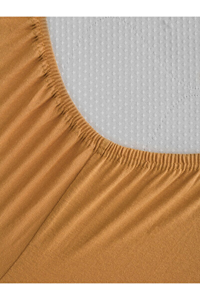 LC Waikiki Lcw Plain Cotton Elastic Double Bed Sheet 160X200X30 cm