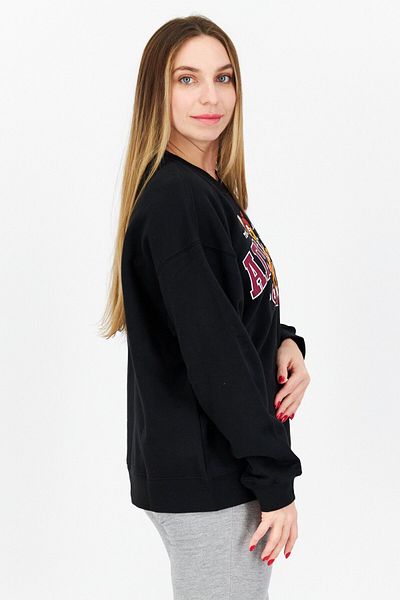 adidas Women Sportswear Fit Outdoor Sweatshirt, Black Combo