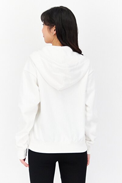 Champion Women Sportswear Fit Hooded Training Sweatshirt, White